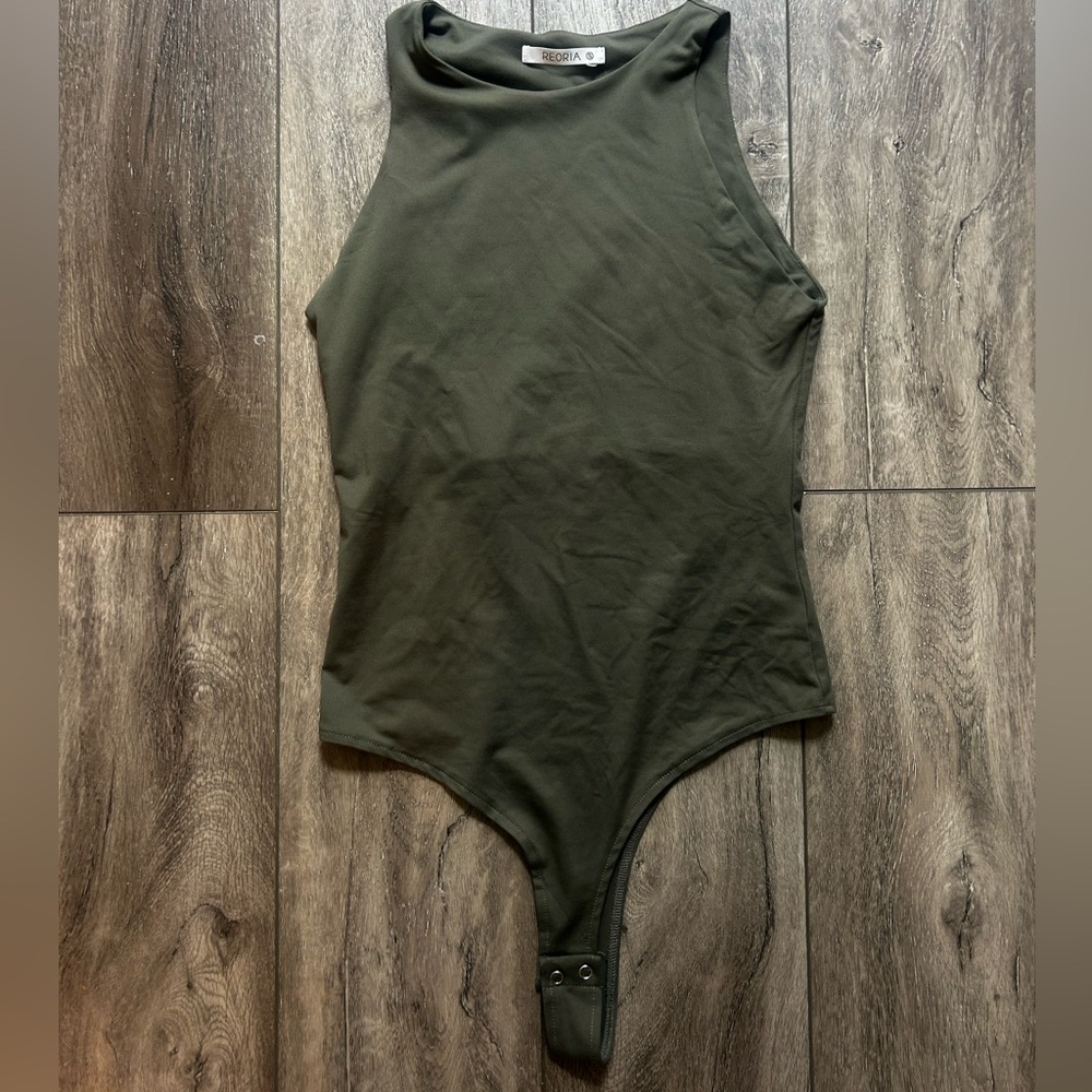 Olive bodysuit